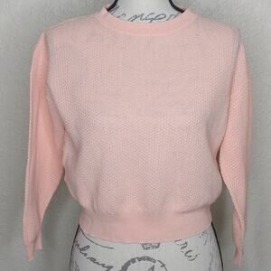 MNG Cropped Sweater Pink Size XS